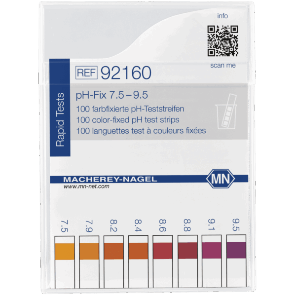 کاغذ پی اچ استریپی 100 تستی pH-Fix 7.5–9.5